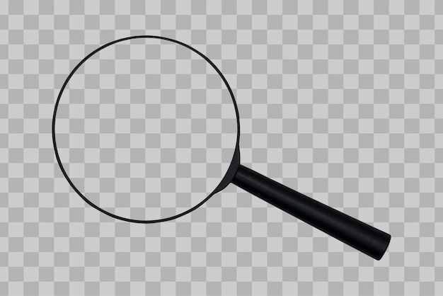 PSD isolated magnifying glass