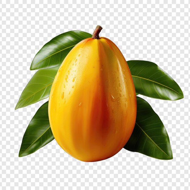 Isolated Mango Style Png With White Background Illustration generative IA