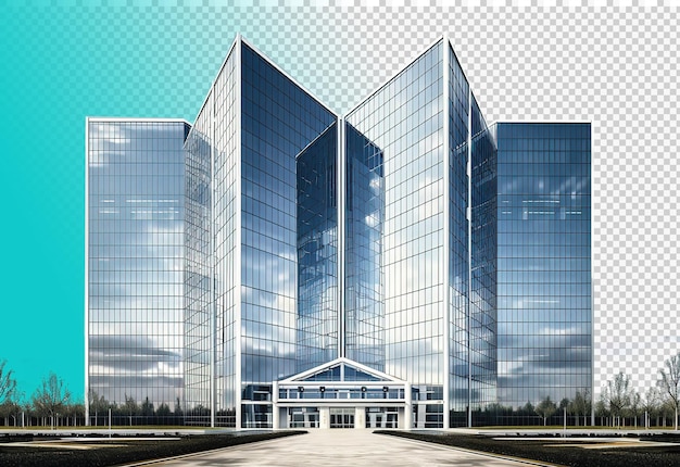 isolated Modern City buildings png