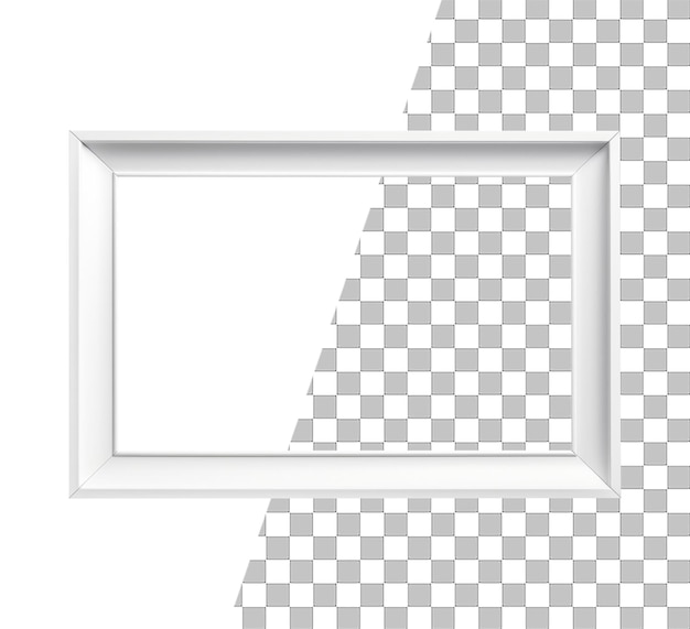 Isolated Photo frame object with transparent background