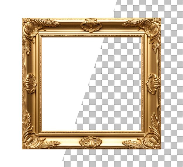 Isolated Photo frame object with transparent background