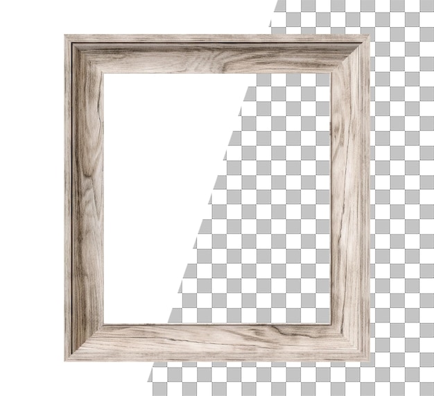 Isolated Photo frame object with transparent background