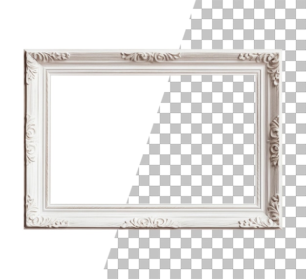 Isolated Photo frame object with transparent background