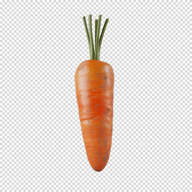 Png isolato di carota su sfondo trasparente per la giornata della carota