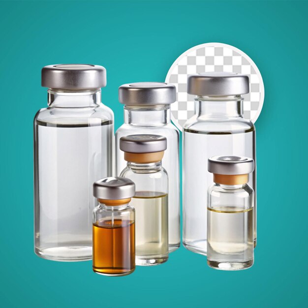 PSD isolated png of homeopathy medicine on transparent background for the world homoeopathy day