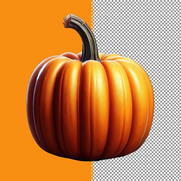 PSD isolated pumpkin closeup png