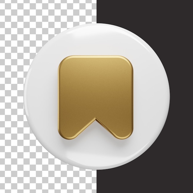 Isolated save icon in 3d rendering