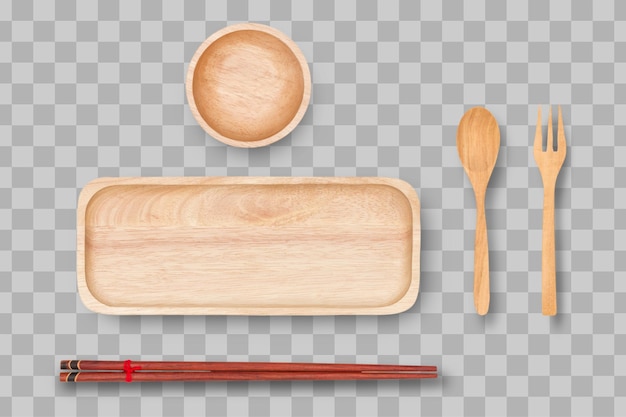 Isolated set of kitchenware