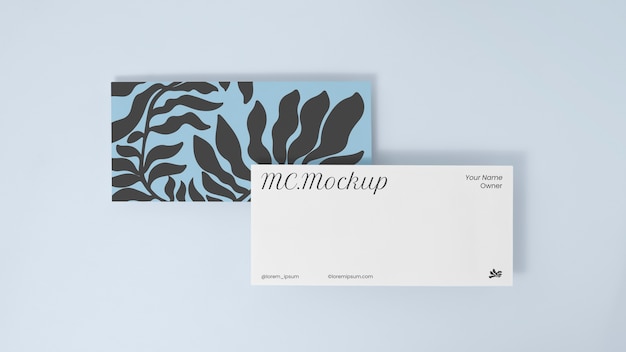 PSD isolated stationery mockup