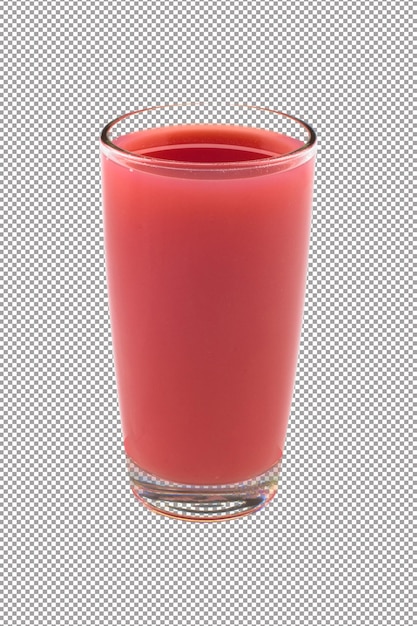 PSD isolated strawberry juice isolated on white background