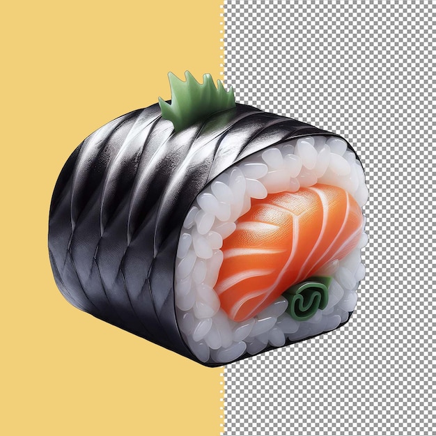 PSD isolated sushi platter png