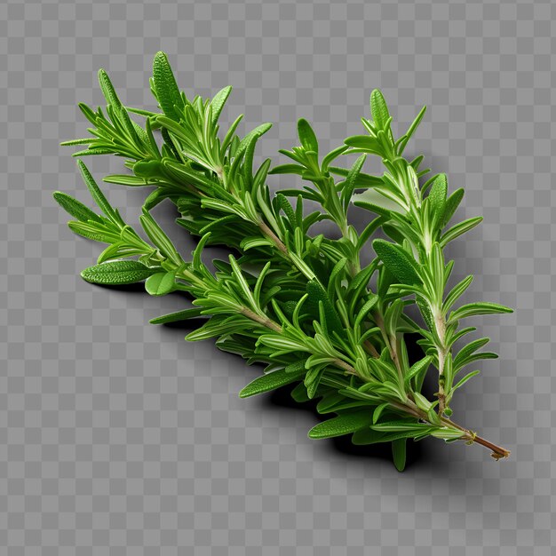 PSD isolated of thyme leaf a versatile culinary herb depicted in ph png psd decoration leaf transparent