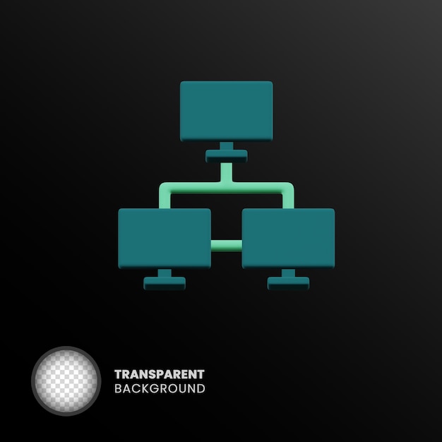 Isolated Transparent 3D object Without Background