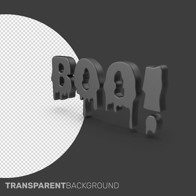 PSD isolated transparent 3d object without background