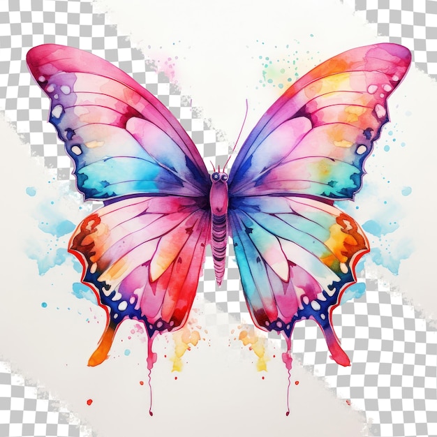 PSD isolated transparent background butterfly