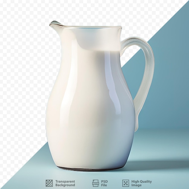 PSD an isolated transparent background features an old milk jug