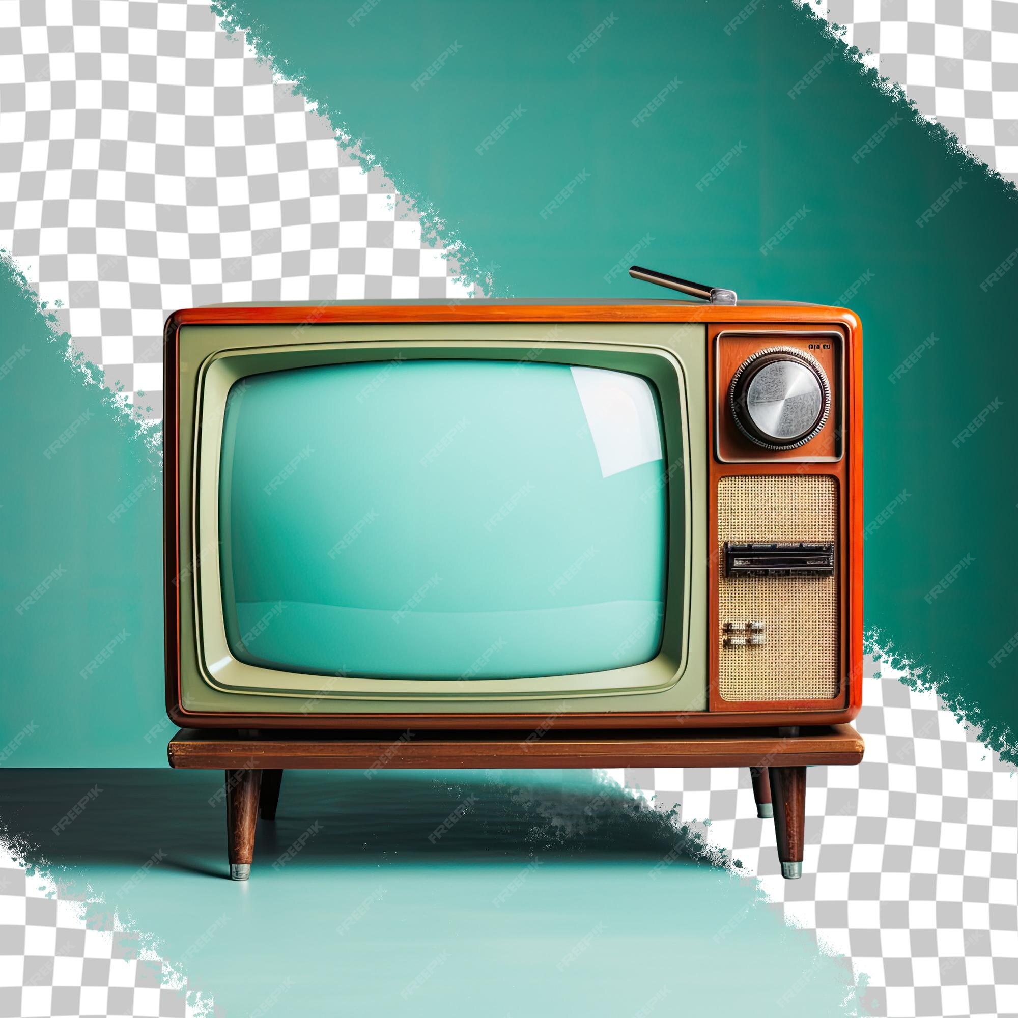 Premium PSD | Isolated vintage tv transparent background