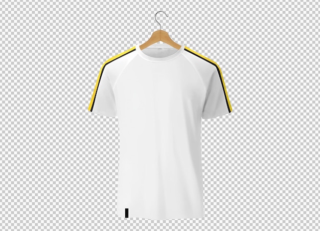 Isolated white tshirt with hanger