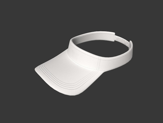 Isolated woman tennis cap
