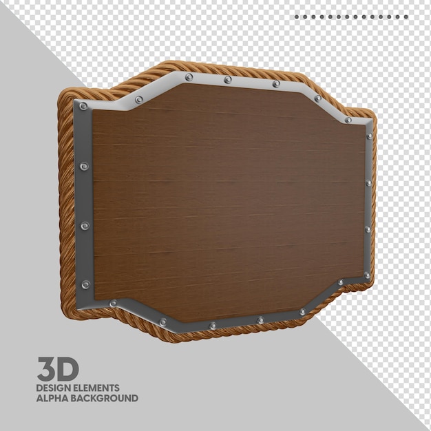 構成のための孤立した木製の 3 d ボード