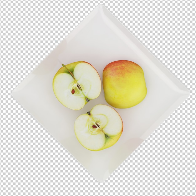 Isometric apple