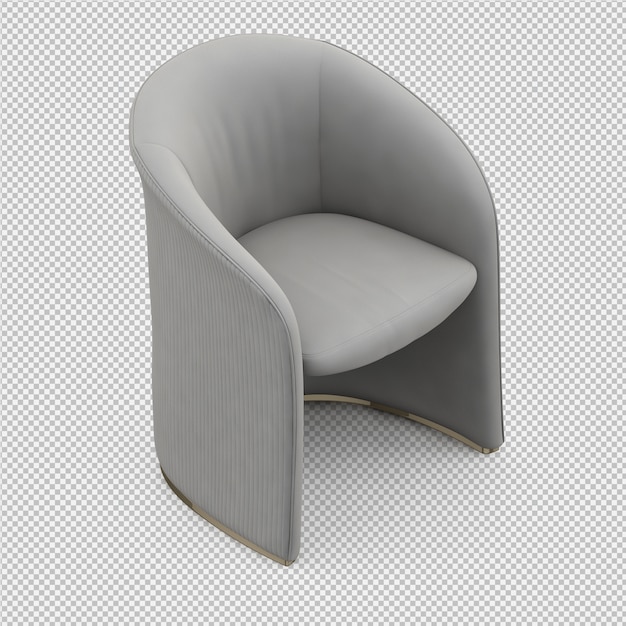 Рендеринг изометрические кресло 3d
