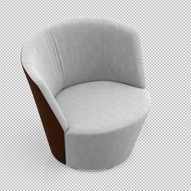 Рендеринг изометрические кресло 3d