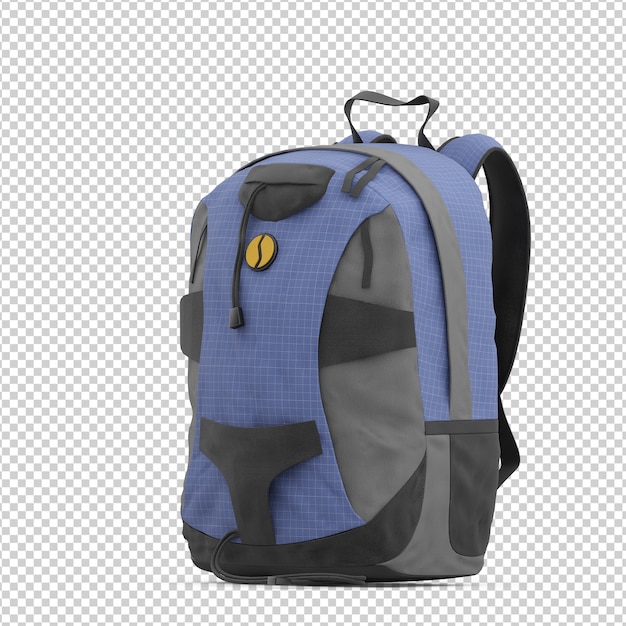  Isometric backpack