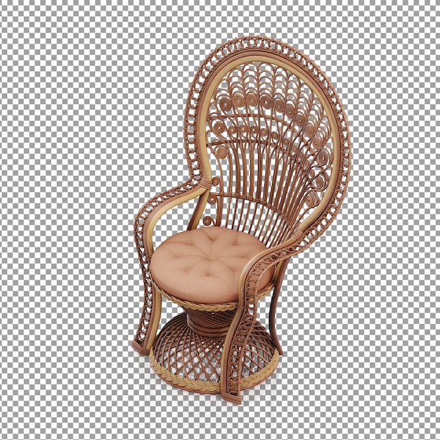 PSD isometric basket chair