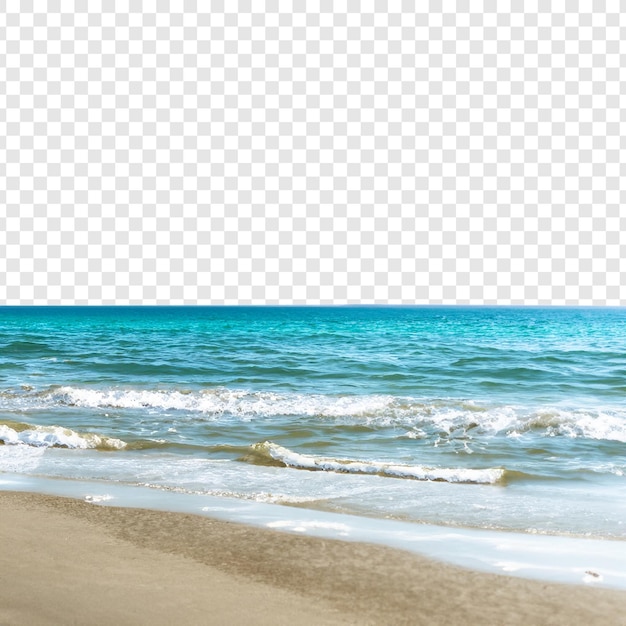이소메트릭 해변 풍경 장면 배경