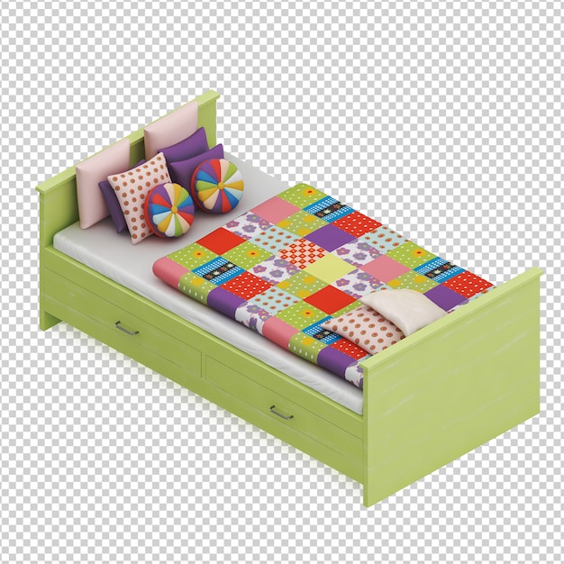 PSD isometric bed