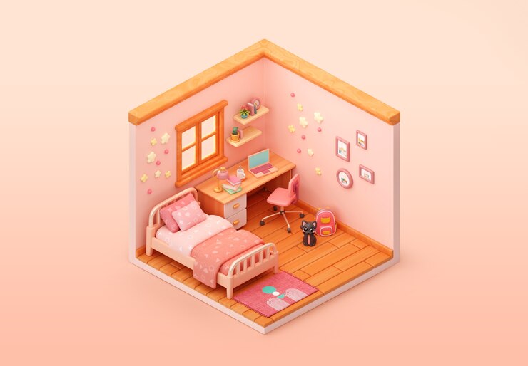 PSD 이소메트릭 침실  ⁇ 화