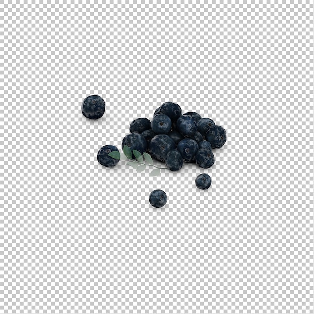 Isometric blueberries