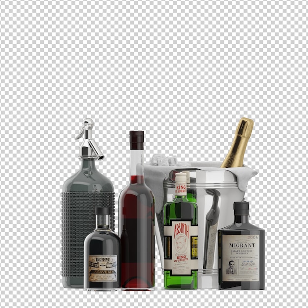 Isometric bottles