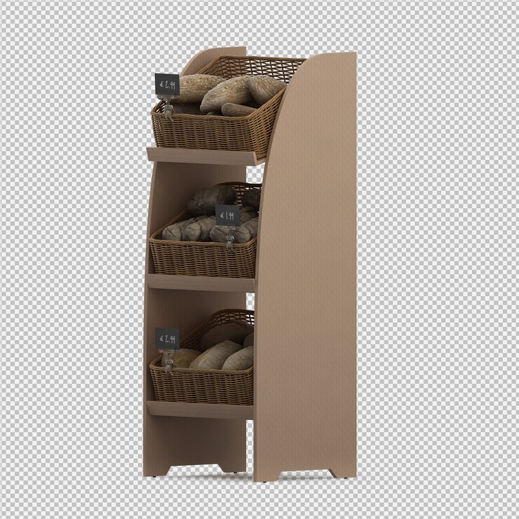 PSD изометрические 3d хлеб
