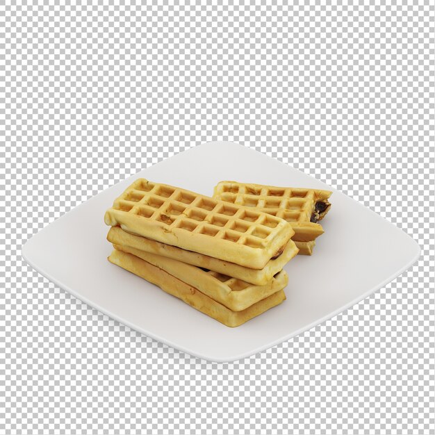 PSD isometric breakfast