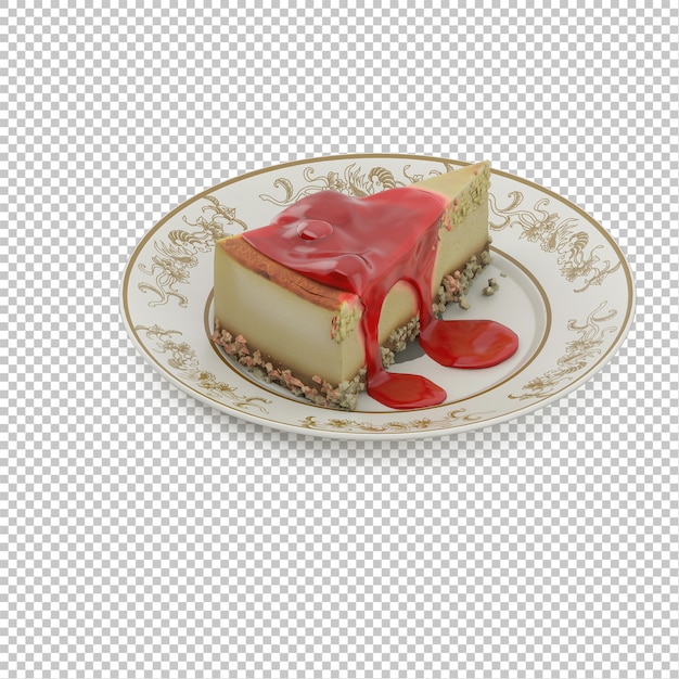 PSD プレート上のアイソメケーキ