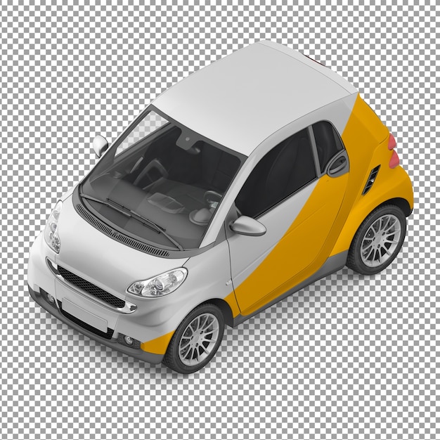 PSD isometric car