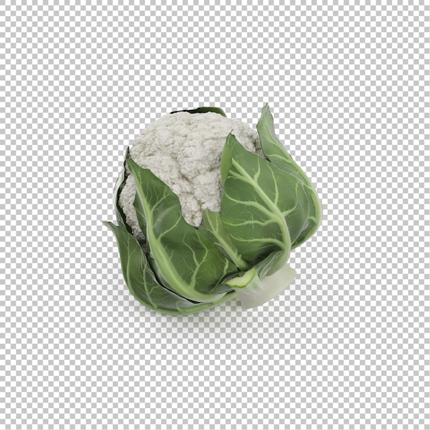 PSD isometric cauliflower