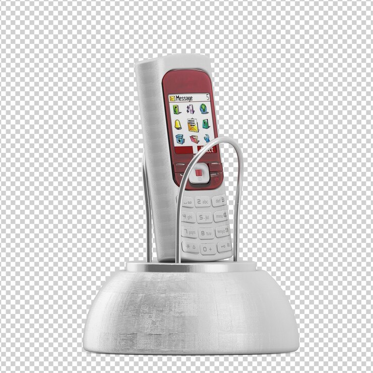 PSD isometric cellphone