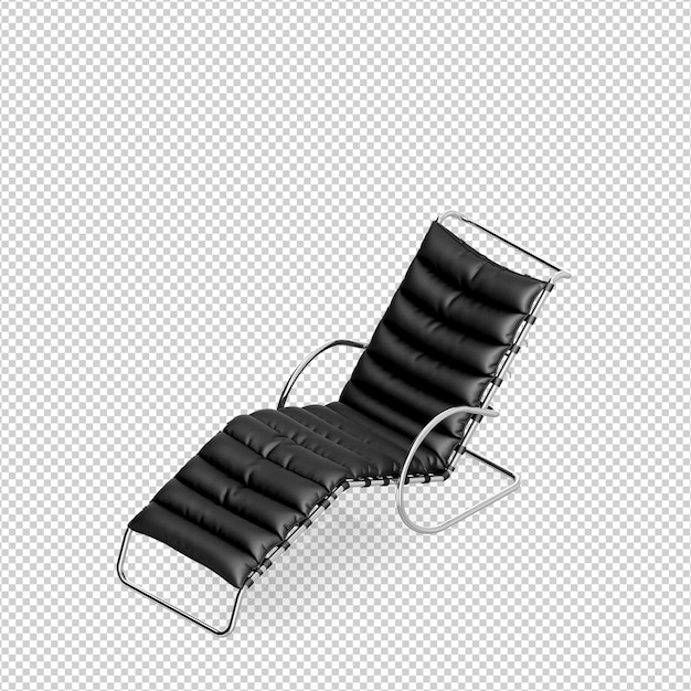 等尺性椅子3 D分離レンダリング