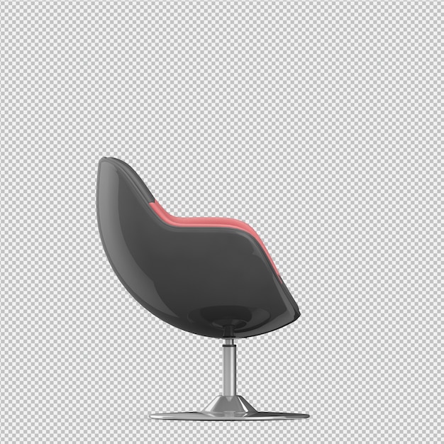 Isometric Chair 3d Render