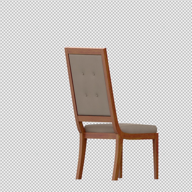 Isometric Chair 3d Render