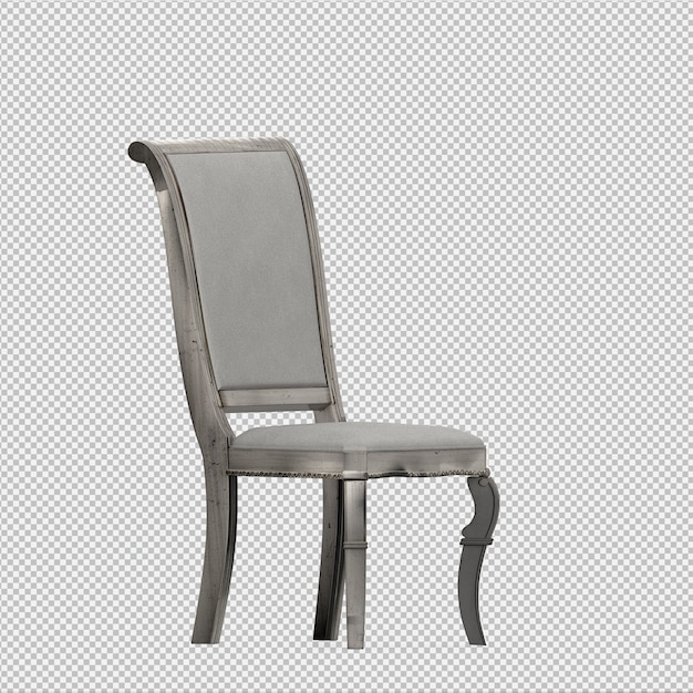 Isometric Chair 3D render