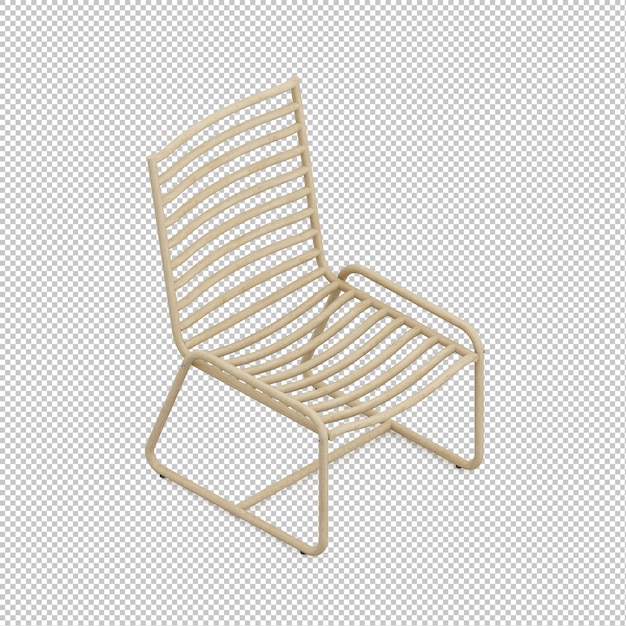 PSD isometric chair