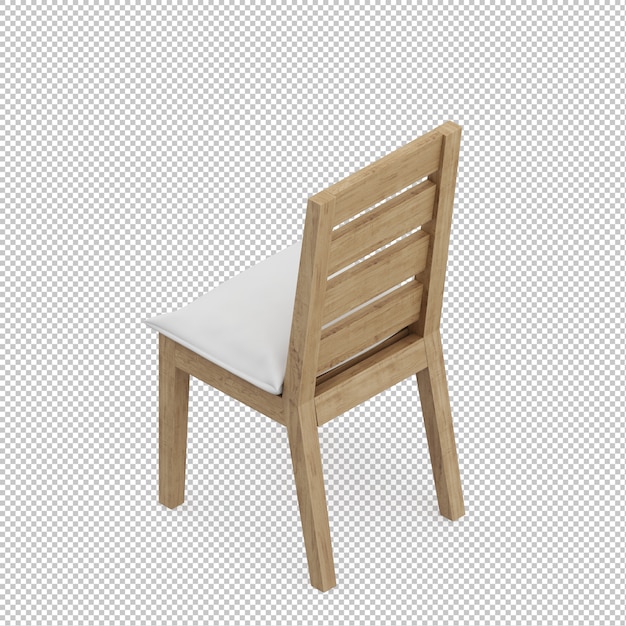 PSD isometric chair