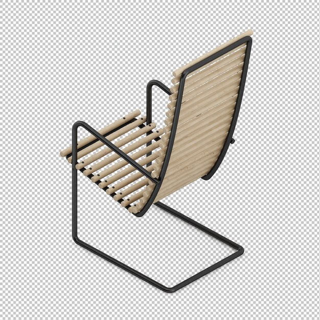 PSD isometric chair