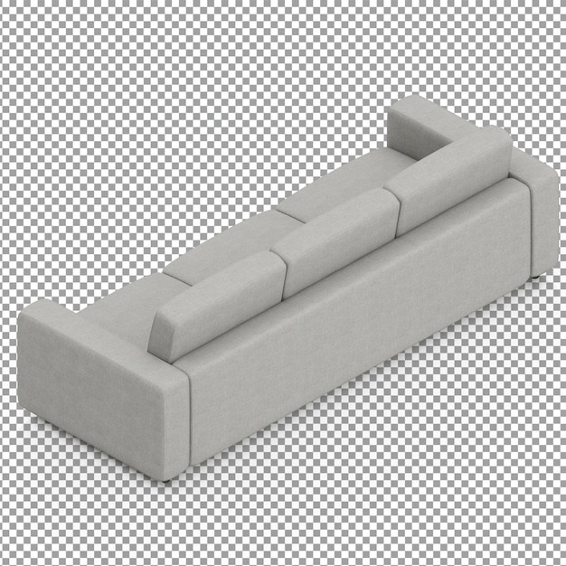 PSD isometric couch