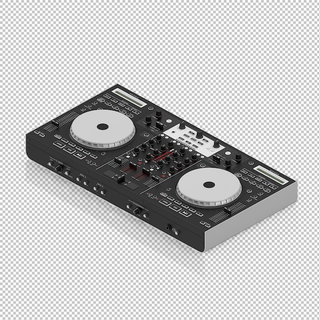 PSD isometric dj tool