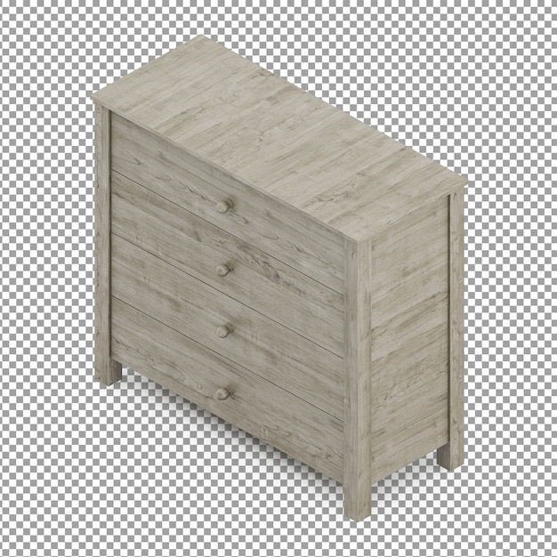 PSD isometric drawer